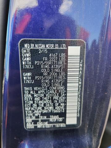 2015 NISSAN JUKE S - JN8AF5MV7FT560213