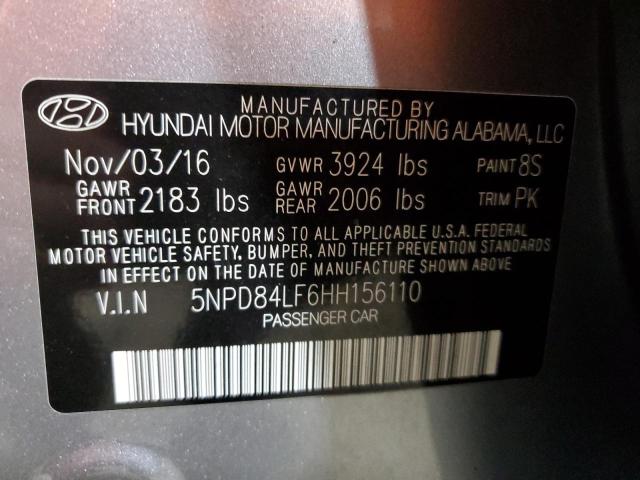 2017 HYUNDAI ELANTRA SE - 5NPD84LF6HH156110