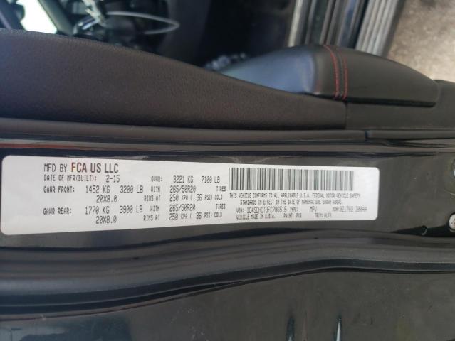 2015 DODGE DURANGO R/ 1C4SDHCT3FC786515