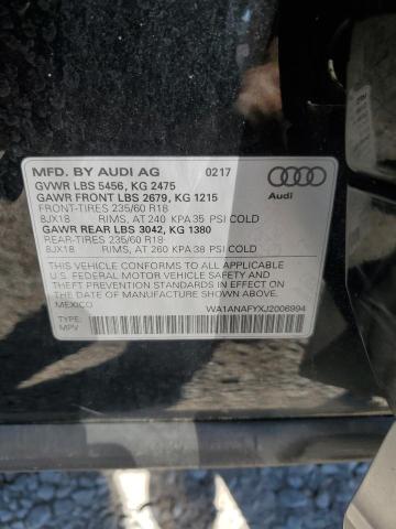 2018 AUDI Q5 PREMIUM - WA1ANAFYXJ2006994
