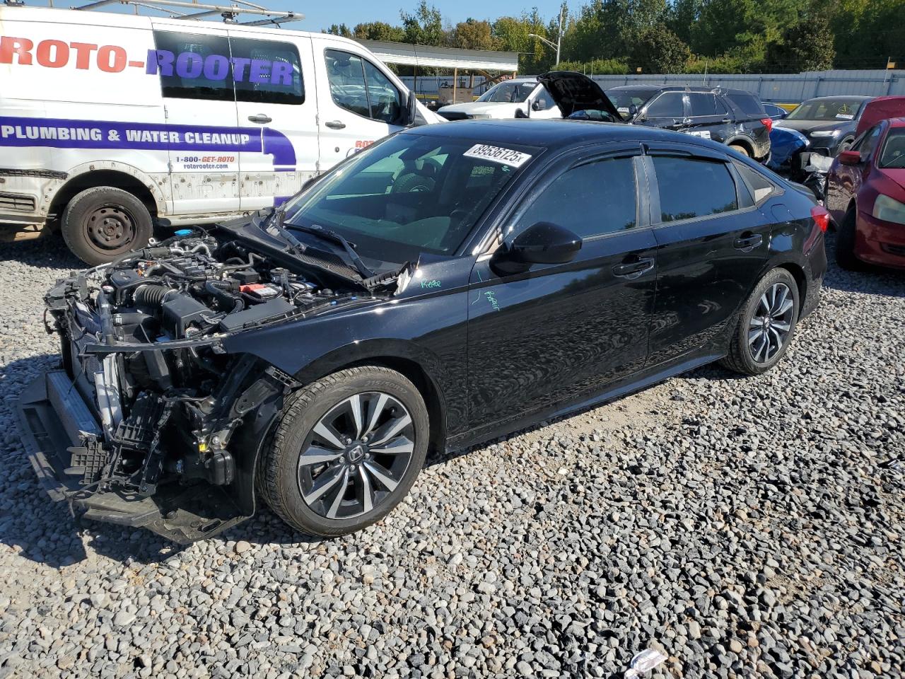 Lot #3302790922 2022 HONDA CIVIC EX