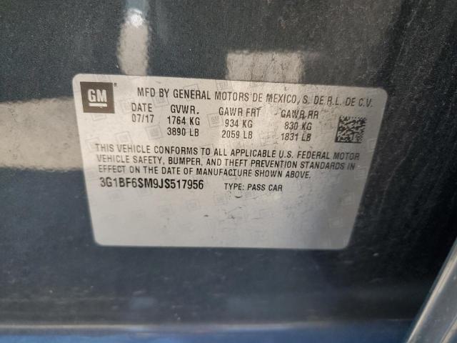 2018 CHEVROLET CRUZE PREM 3G1BF6SM9JS517956