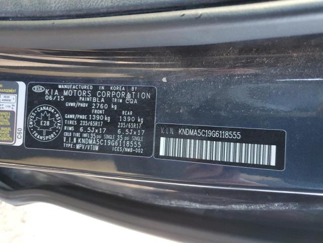 2016 KIA SEDONA L KNDMA5C19G6118555