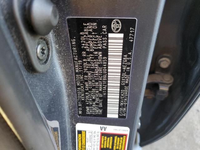 2020 TOYOTA AVALON XLE 4T1AZ1FB6LU044859