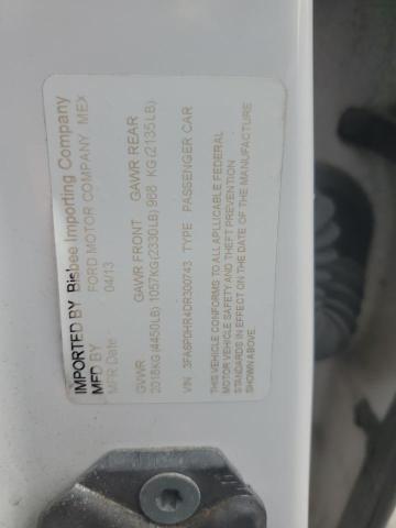 2013 FORD FUSION SE - 3FA6P0HR4DR300743