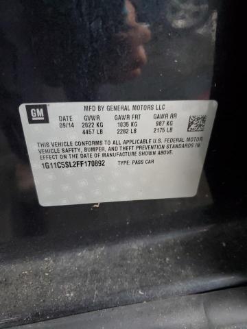 2015 CHEVROLET MALIBU 1LT - 1G11C5SL2FF170892