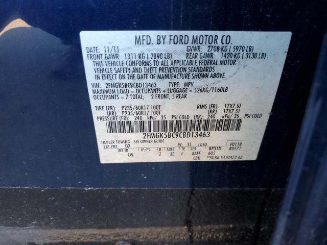 2012 FORD FLEX SE - 2FMGK5BC9CBD13463