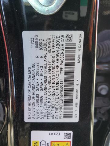 2023 HONDA CIVIC SPOR 2HGFE2F56PH503131