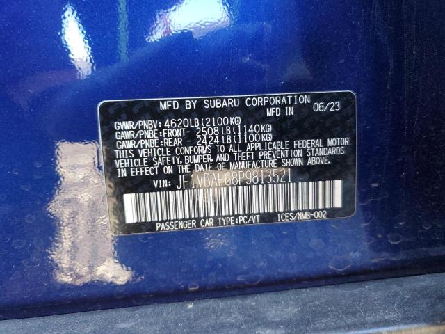 2023 SUBARU WRX PREMIU #3289878545