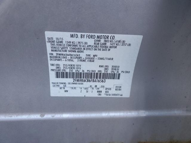 2015 FORD FLEX SEL - 2FMHK6C86FBA16563