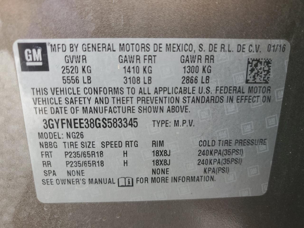 CADILLAC SRX LUXURY COLLECTION