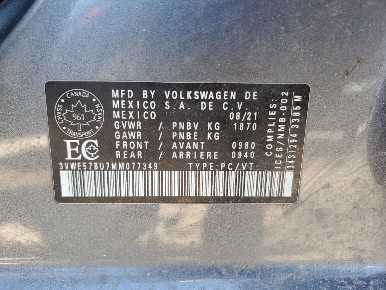 VOLKSWAGEN JETTA SEL