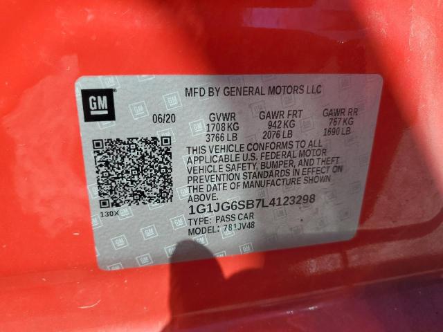 2020 CHEVROLET SONIC #3287651008