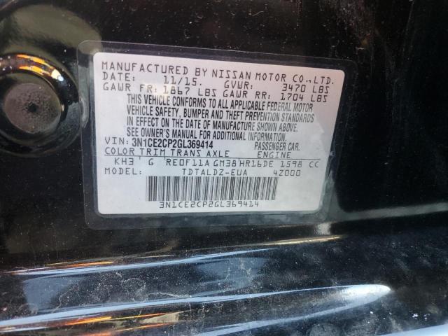 2016 NISSAN VERSA NOTE 3N1CE2CP2GL369414