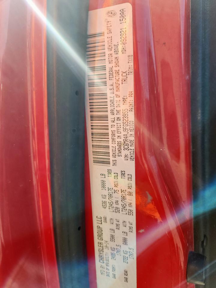 Lot #3287435993 2015 RAM 2500 ST