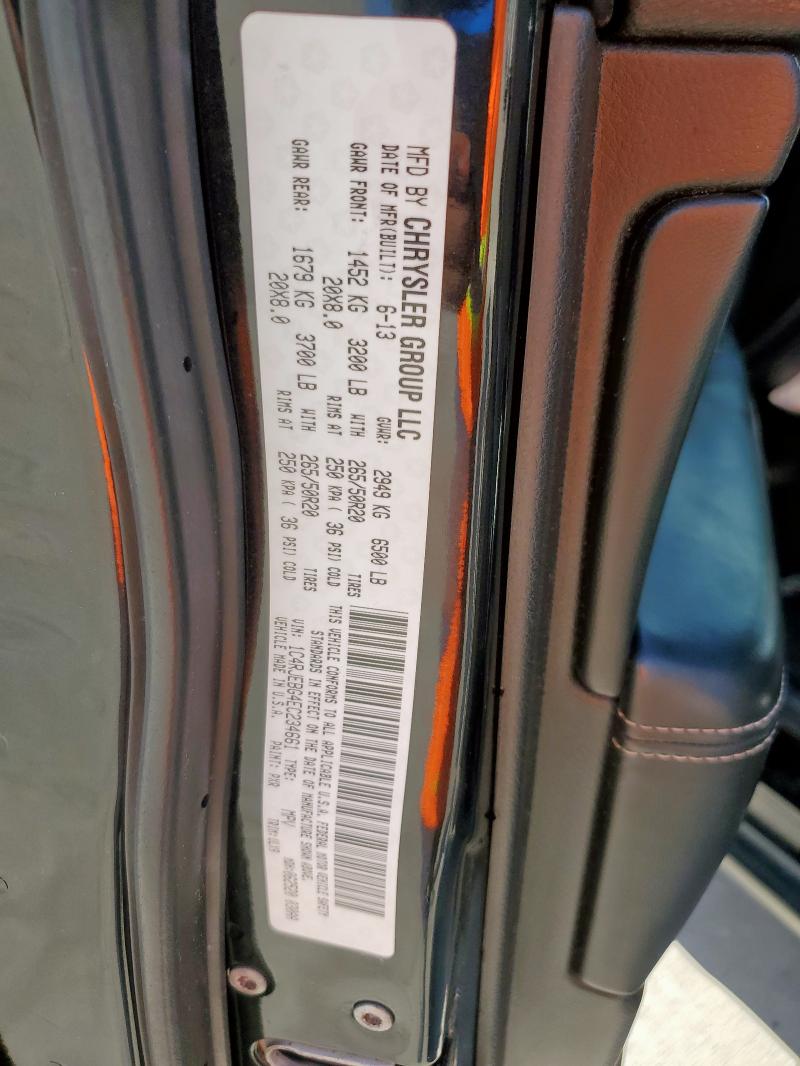 2014 JEEP GRAND CHER - 1C4RJEBG4EC234661