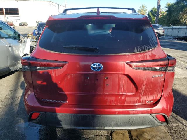 2022 TOYOTA HIGHLANDER HYBRID XLE 5TDHBRCH3NS552079