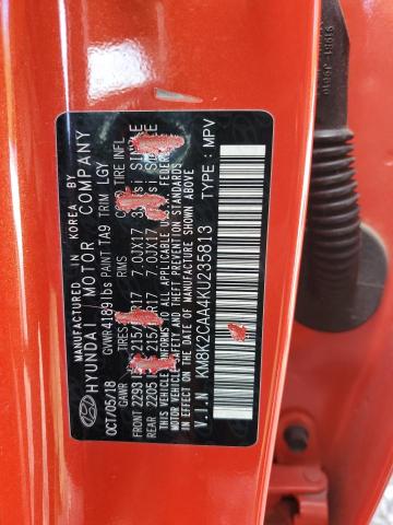 2019 HYUNDAI KONA SEL KM8K2CAA4KU235813