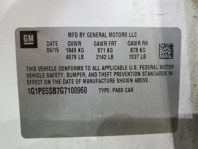 2016 CHEVROLET CRUZE LIMI #3266780381