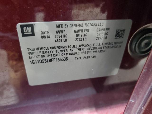 2015 CHEVROLET MALIBU 2LT #3283953809