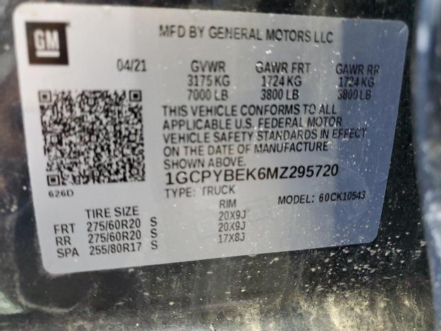 2021 CHEVROLET SILVERADO #3279586243