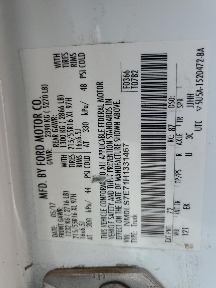 FORD TRANSIT CONNECT XL