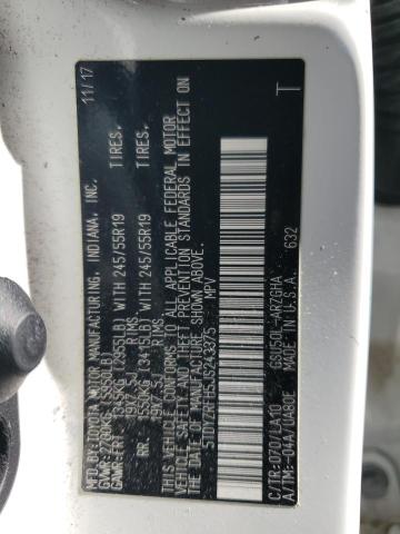 2018 TOYOTA HIGHLANDER - 5TDYZRFH5JS243375