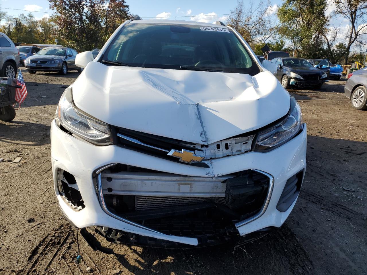 Lot #3316680164 2020 CHEVROLET TRAX 1LT