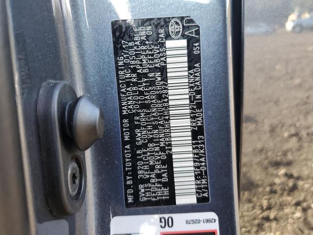 2017 TOYOTA COROLLA L - 2T1BURHE4HC842827