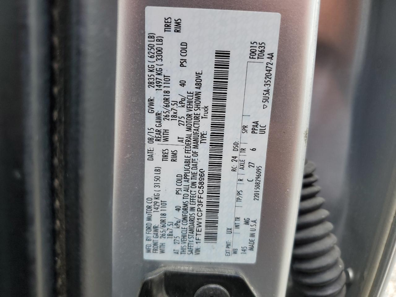 FORD F-150 SUPERCREW