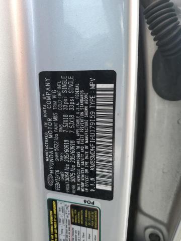 2017 HYUNDAI SANTA FE SE KM8SMDHF1HU179159