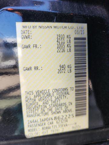 2015 NISSAN ALTIMA 2.5 #3298030158