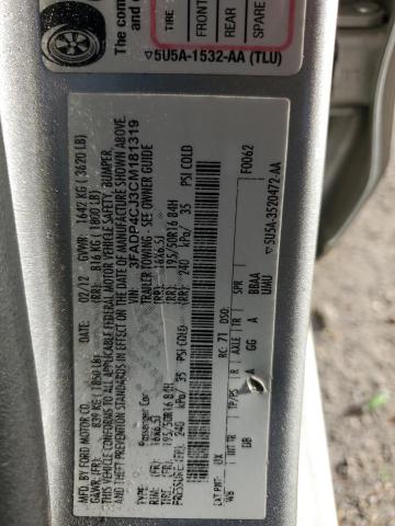 2012 FORD FIESTA SEL - 3FADP4CJ3CM181319