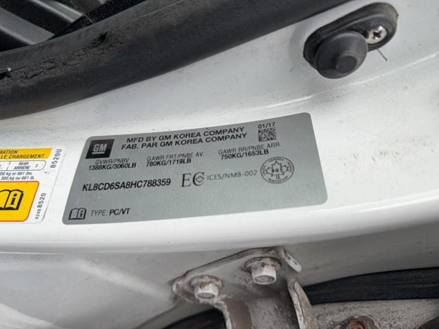 2017 CHEVROLET SPARK 1LT - KL8CD6SA8HC788359