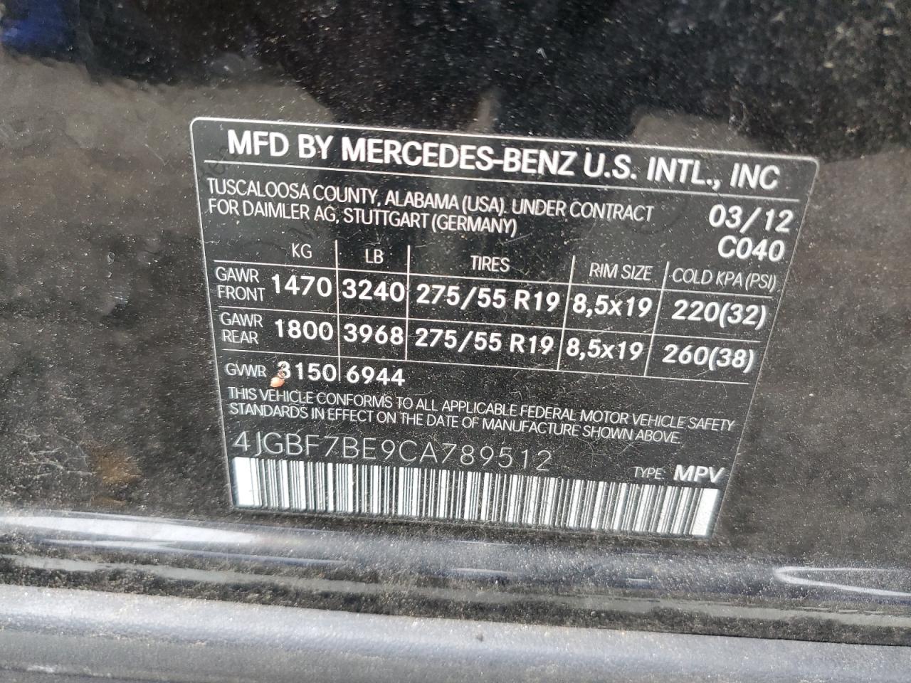 MERCEDES-BENZ GL-CLASS 450 4MATIC