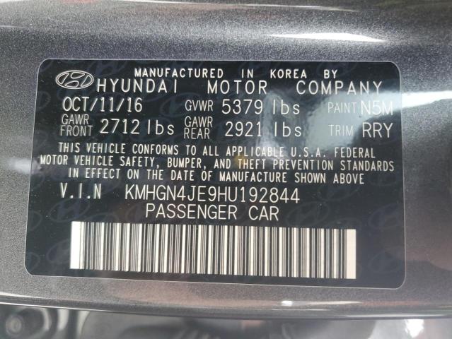 2017 GENESIS G80 BASE KMHGN4JE9HU192844