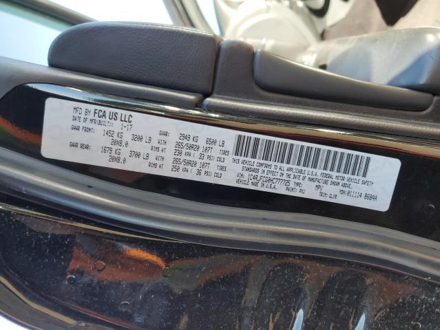 2017 JEEP GRAND CHER - 1C4RJFCG0HC777725