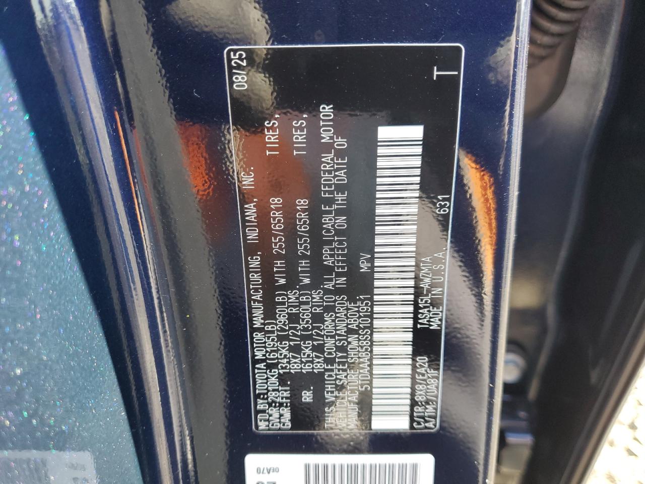 TOYOTA HIGHLANDER LE