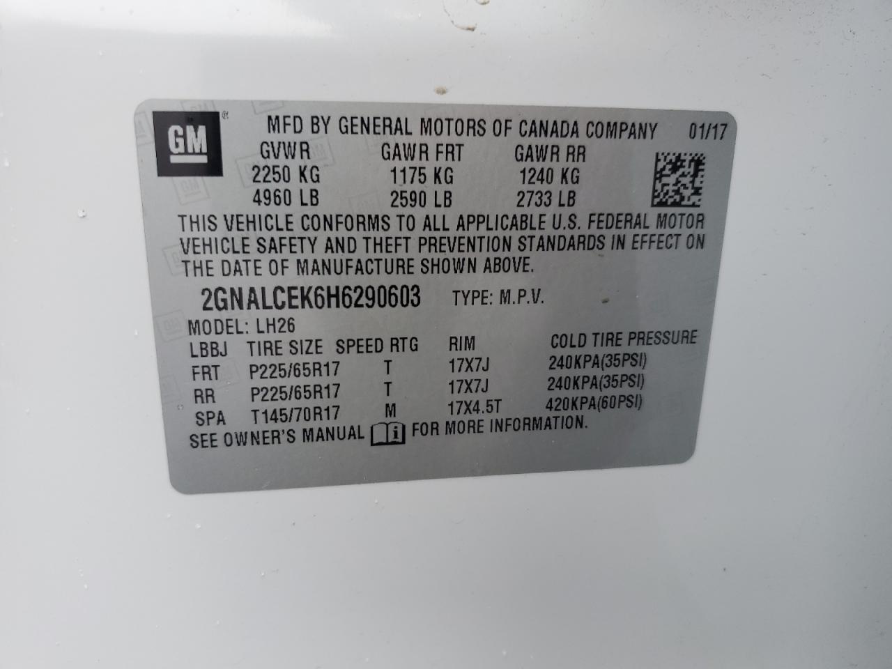 CHEVROLET EQUINOX LT