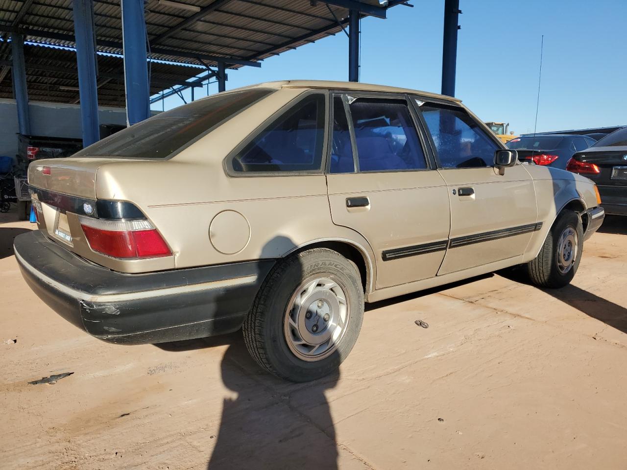 Lot #3293738919 1989 FORD ESCORT LX
