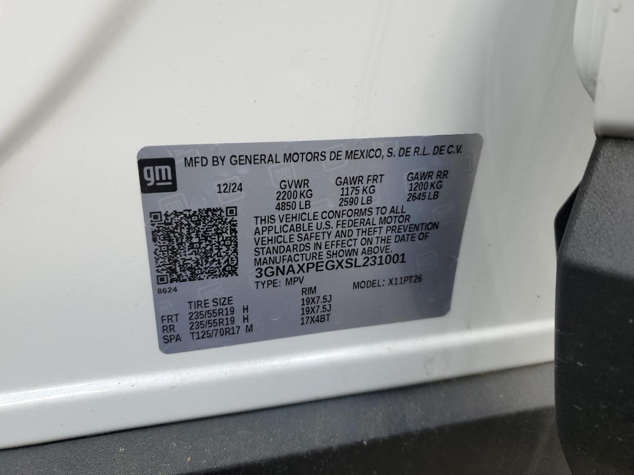 CHEVROLET EQUINOX LT