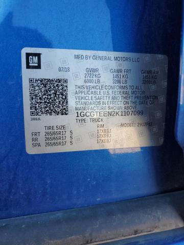 2019 CHEVROLET COLORADO Z #3282635088