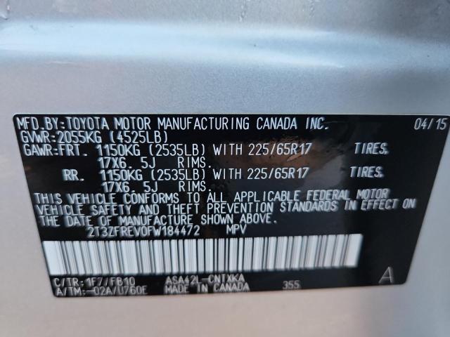 2015 TOYOTA RAV4 LE #3281658384