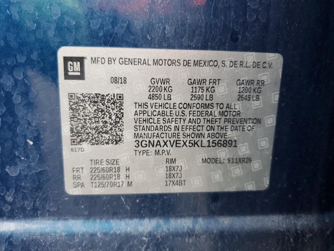 CHEVROLET EQUINOX LT