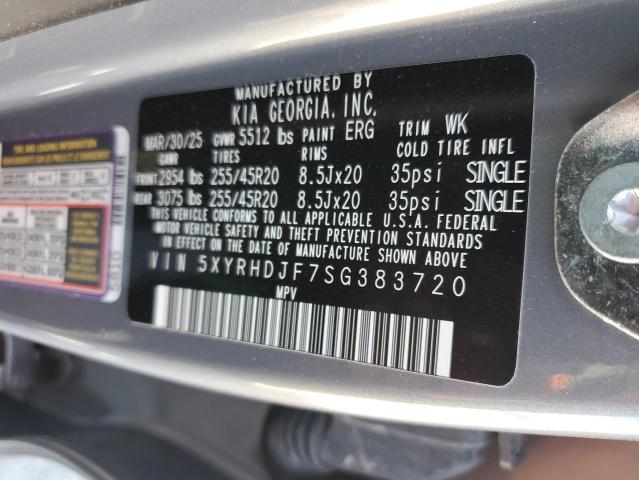 2025 KIA SORENTO EX 5XYRHDJF7SG383720