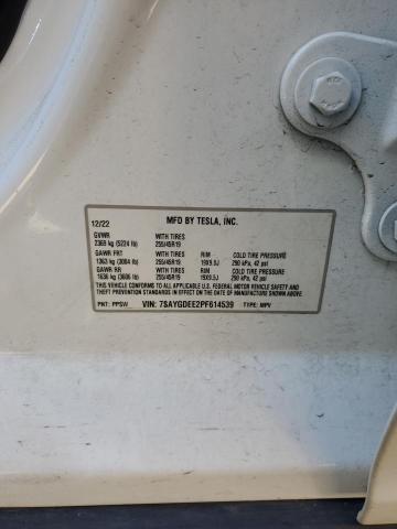 2023 TESLA MODEL Y - 7SAYGDEE2PF614539