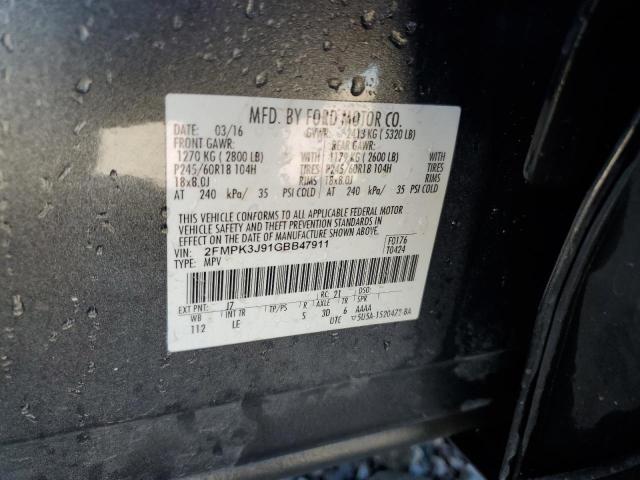 2016 FORD EDGE SEL - 2FMPK3J91GBB47911