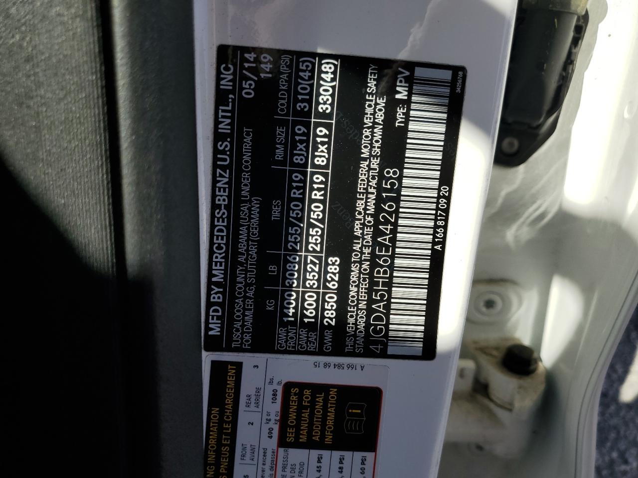 MERCEDES-BENZ M-CLASS 350 4MATIC