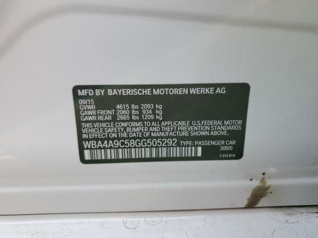 BMW 4 SERIES GRAN COUPE I GRAN COUPE SULEV