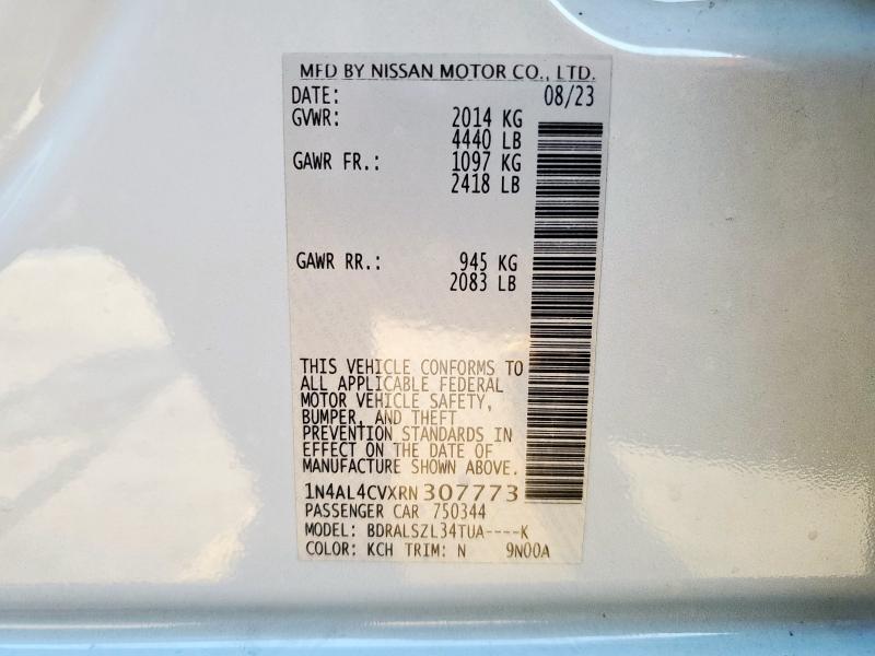 2024 NISSAN ALTIMA SR #3275794514